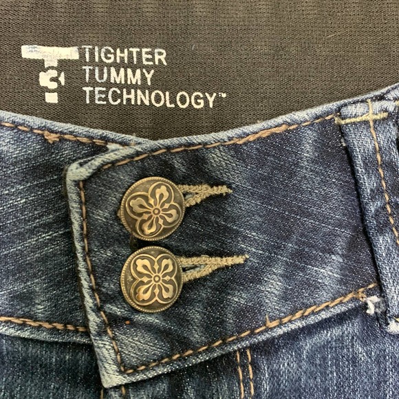 Lane Bryant Mid Rise Boot Cut Jeans 14 - Picture 2 of 8